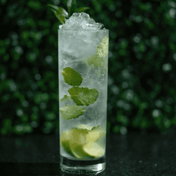 Mojito — Rum, Hortelã, Açúcar, Gelo, Água com Gás