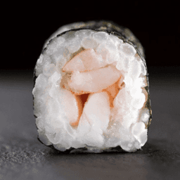 Hossomaki Ebimaki — Enrolado de Camarão Cozido, Arroz e Alga Nori